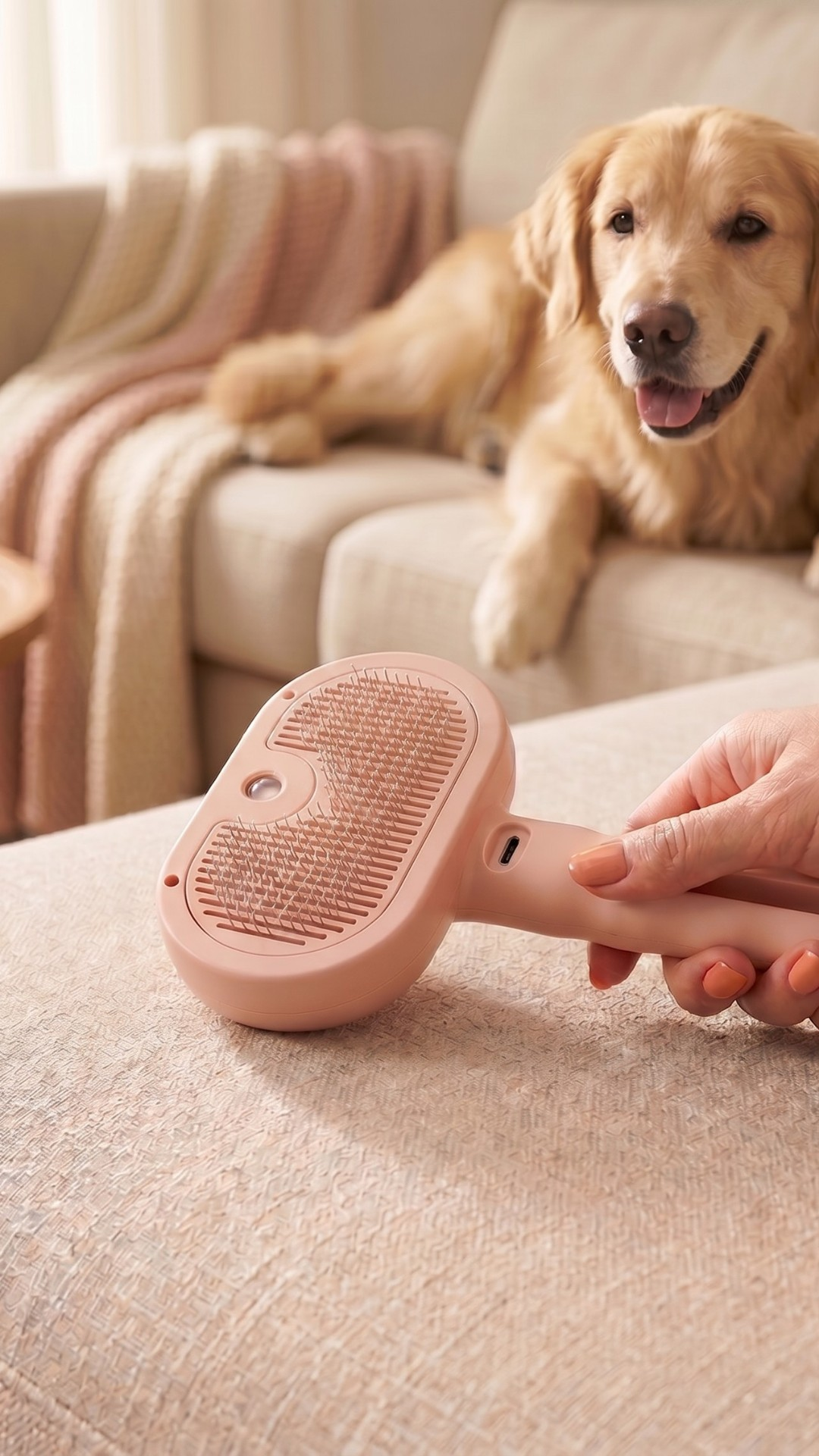 Pawqua Mist™ | Cepillo a Vapor para Mascotas